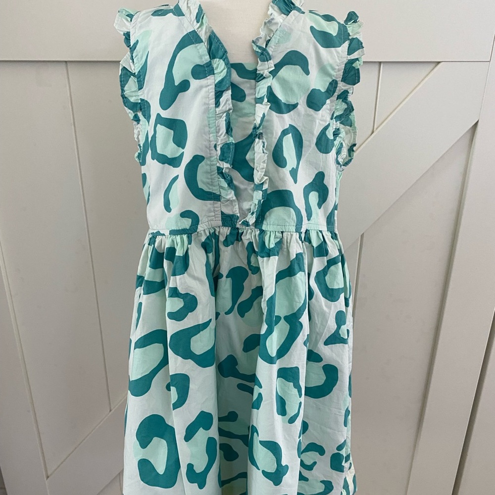 Fabulous Turquoise Cheetah Print Dress